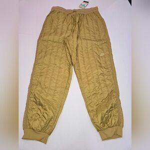 Nike Tech Pack Therma-Fit Joggers in Tan